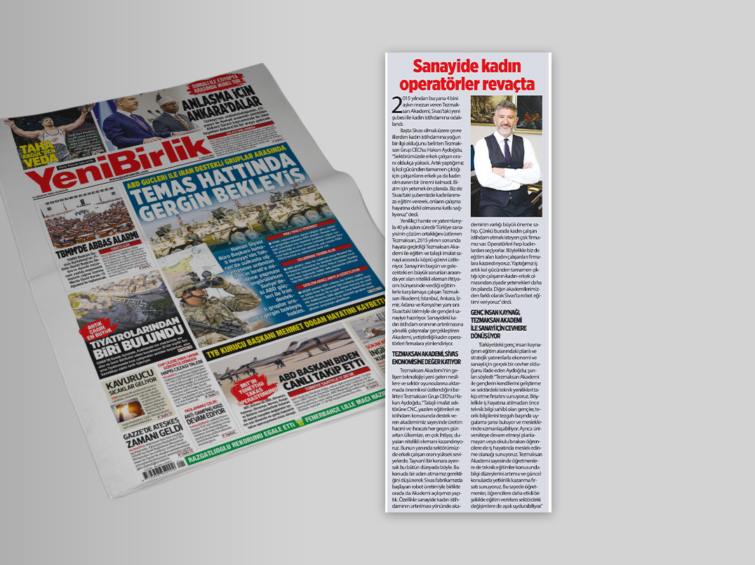 SANAYİDE KADIN OPERATÖRLER REVAÇTA